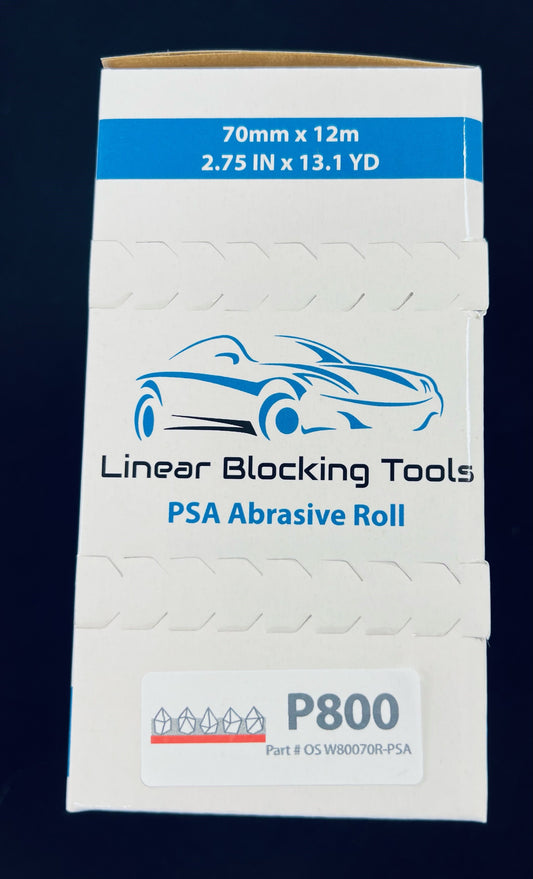 Linear Blocking Tools Wet Sandpaper 800G (STICKY BACKED)