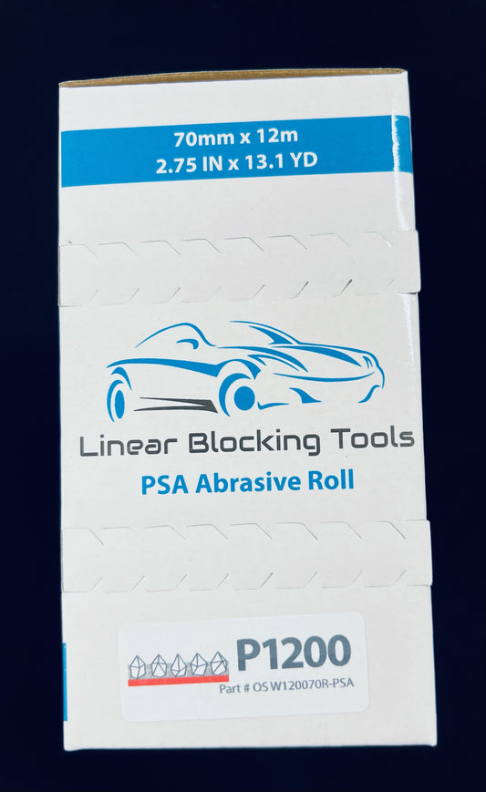 Linear Blocking Tools Wet SandPaper 1200G (STICKY BACKED)
