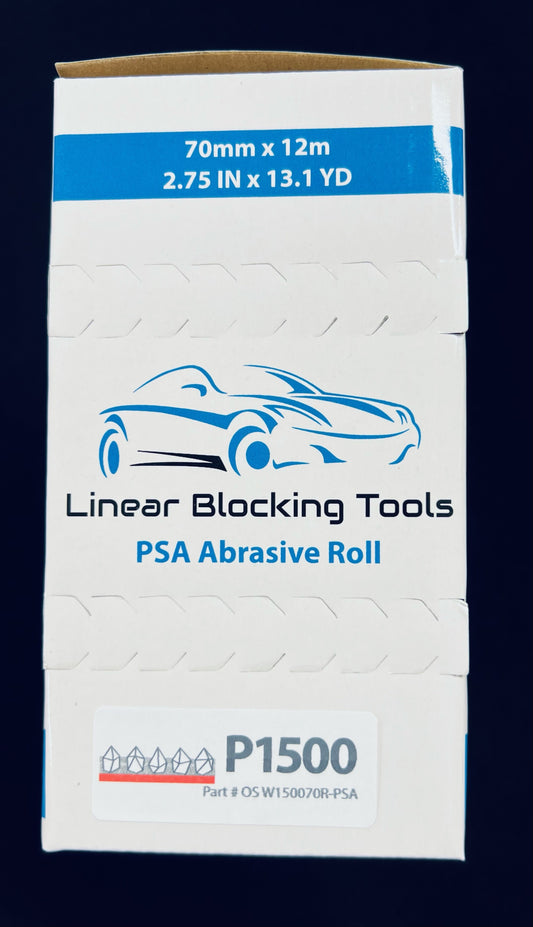 Linear Blocking Tools Wet Sandpaper 1500G (STICKY BACKED)