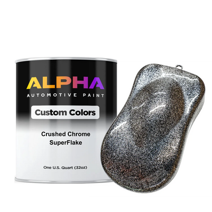 Crushed Chrome SuperFlake Paint Basecoat Midcoat