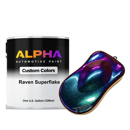 Raven Superflake Paint Basecoat Midcoat
