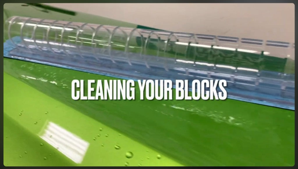 Load video: How to clean Linear Blocking Tools