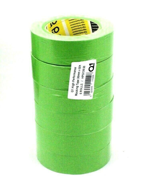 Q1 Performance Green Masking Tape 1.5"
