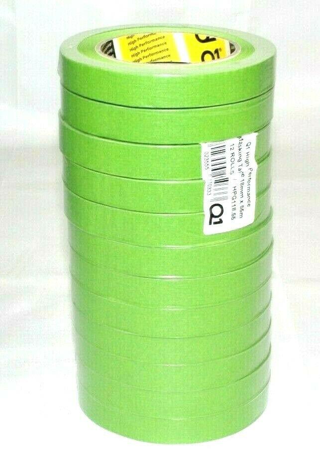 Q1 Performance Green Masking Tape .75"