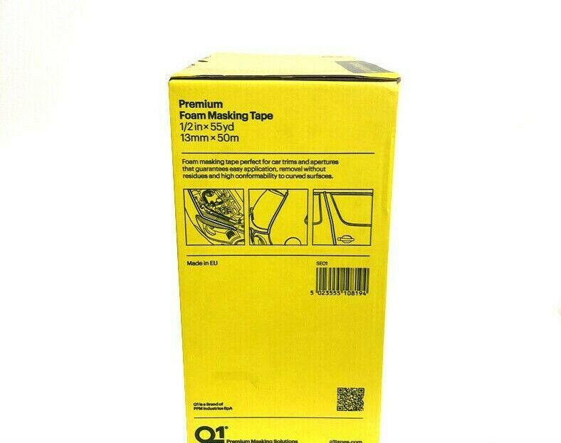 Q1 Premium Foam Masking Tape 13mm x 50m